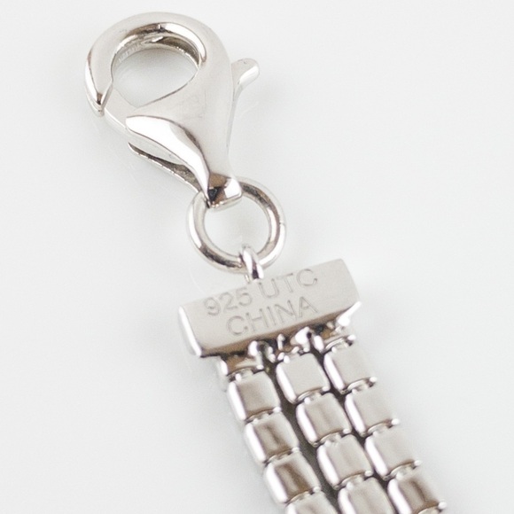 Sterling Silver White Topaz and Citrine Gemstone Layered Bracelet .925 NWT - Picture 13 of 14